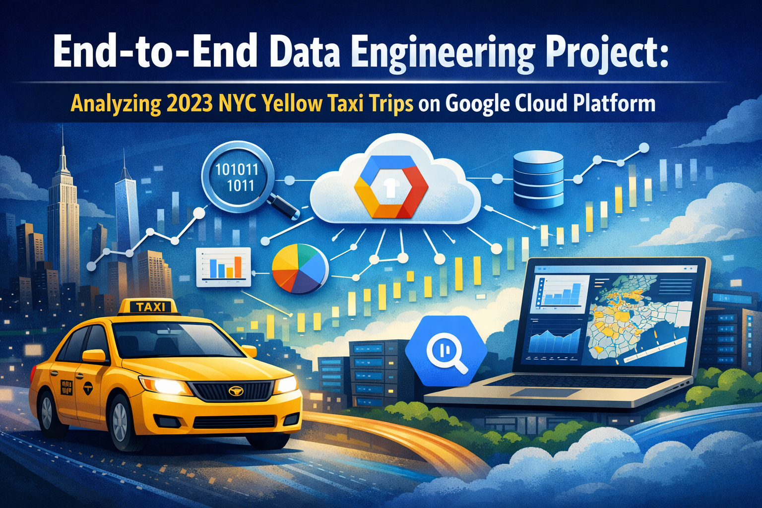 End-to-End Data Engineering Project: Analyzing 2023 Uber Trips on Google Cloud Platform
